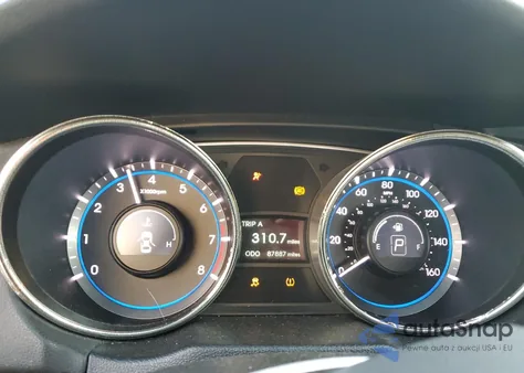 2012 Hyundai Sonata Se z USA, uszkodzony, nr VIN 5NPEC4AC1CH412335